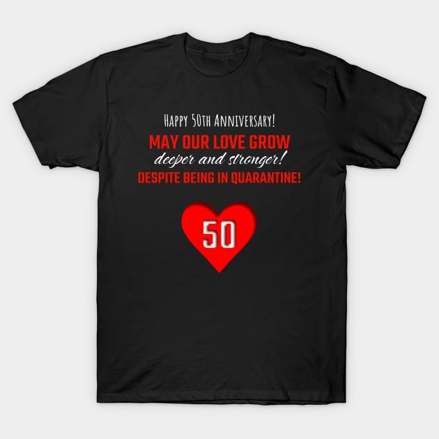 Happy 50th anniversary T-Shirt by Faani